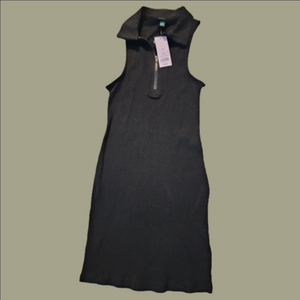 Wild Fable Sleeveless Dress Women's M NWT Black Cute Casual